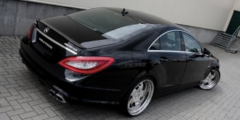 4 499 р. Спойлер багажника AMG Mercedes-Benz CLS class W218 (2011-2017) (Неокрашенный). Увеличить фотографию 2