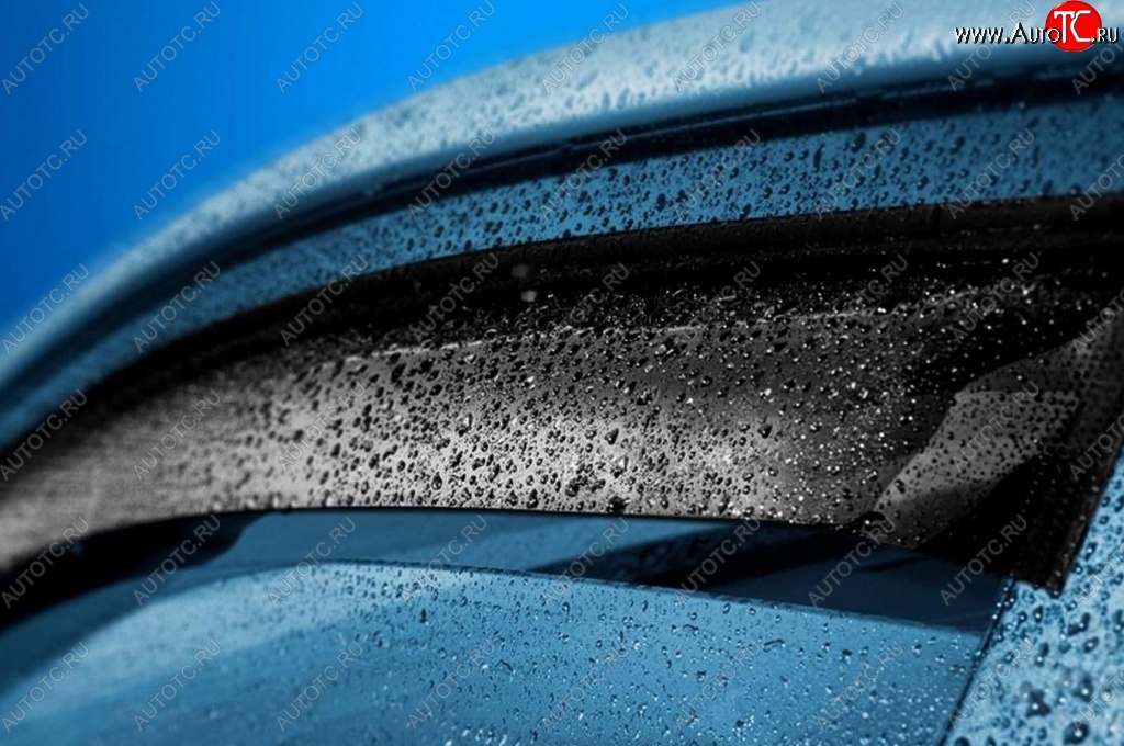 859 р. Дефлектора окон REIN (накладные, прямые, дымчатый)  Mercedes-Benz Axor (2007-2012)