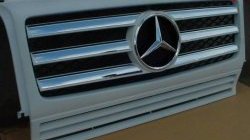 19 199 р. Решётка радиатора AMG Mercedes-Benz G class W463 5 дв. дорестайлинг (1989-1994) (Неокрашенная). Увеличить фотографию 3