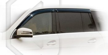 Дефлектора окон CA-Plastic Mercedes-Benz (Мерседес-Бенс) GLC class (ГЛС)  X253 (2015-2024) X253  (Classic полупрозрачный)
