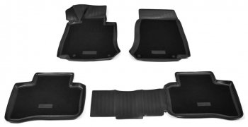 Комплект комбинированых ковриков в салон с повышенной износостойкостью Unidec (полиуретан, текстиль) Mercedes-Benz GLC class X253 (2015-2024)