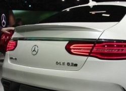 10 849 р. Лип спойлер (Coupe) AMG Style  Mercedes-Benz GLE class  C292 (2015-2024) (Неокрашенный). Увеличить фотографию 2