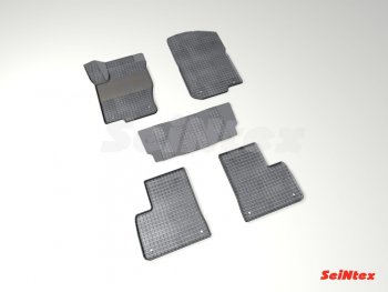 5 999 р. Износостойкие резиновые коврики в салон Сетка Seintex Mercedes-Benz GLC class C253 (2016-2024). Увеличить фотографию 1