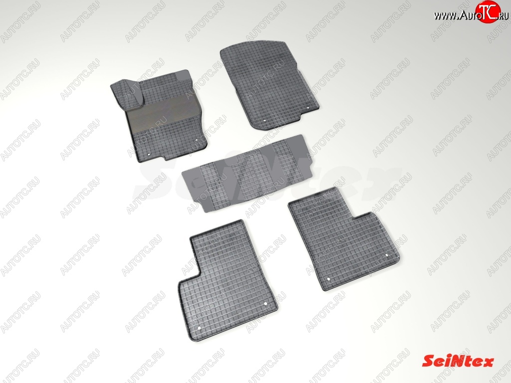 5 999 р. Износостойкие резиновые коврики в салон Сетка Seintex  Mercedes-Benz GLC class  C253 (2016-2024)