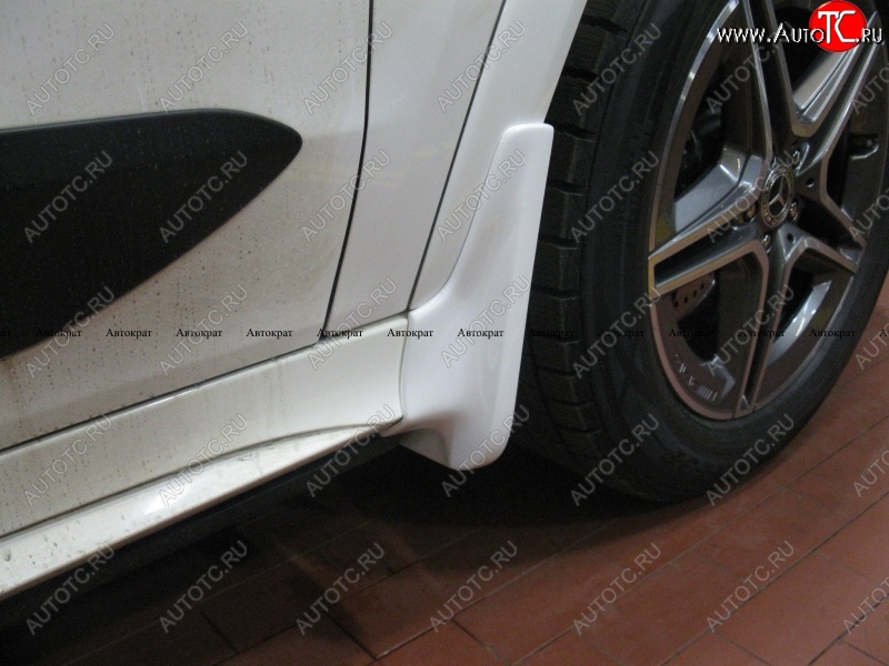 8 999 р. Брызговики AMG АВТОКРАТ (стеклопластик)  Mercedes-Benz GLE class  W167 (2018-2024) (Передние, Неокрашенные)