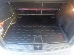 1 159 р. Коврик в багажник SD Aileron Mercedes-Benz GLK class X204 рестайлинг (2012-2015). Увеличить фотографию 1