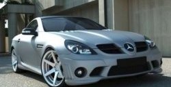 12 049 р. Пороги накладки AMG Style Mercedes-Benz SLK class R171 (2004-2010) (Неокрашенные). Увеличить фотографию 3