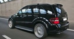 8 449 р. Накладки на колёсные арки CT Mercedes-Benz ML class W164 дорестайлинг (2005-2008) (Неокрашенные). Увеличить фотографию 5