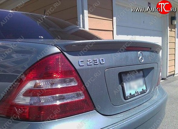 4 499 р. Лип спойлер AMG Style Mercedes-Benz C-Class W203 дорестайлинг седан (2000-2004) (Неокрашенный)