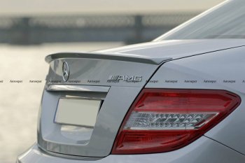 3 399 р. Лип спойлер АВТОКРАТ AMG  Mercedes-Benz C-Class  W204 (2007-2015) (Неокрашенный). Увеличить фотографию 3
