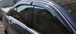 999 р. Комплект дефлекторов окон (ветровиков) 4 шт. (седан) Russtal  Mercedes-Benz C-Class  W204 (2007-2015). Увеличить фотографию 1