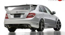 12 599 р. Пороги накладки WALD Mercedes-Benz C-Class W204 дорестайлинг седан (2007-2011) (Неокрашенные). Увеличить фотографию 2