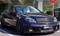 8 149 р. Радиаторная решётка Brabus Bullit Mercedes-Benz C-Class W204 дорестайлинг седан (2007-2011) (Неокрашенная). Увеличить фотографию 3