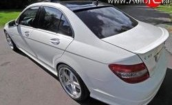 5 099 р. Лип спойлер AMG  Mercedes-Benz C-Class  W204 (2007-2011) (Неокрашенный). Увеличить фотографию 1