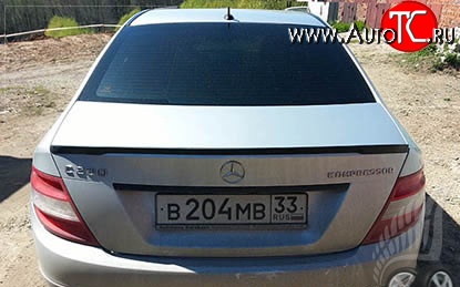 5 949 р. Лип спойлер EDO COMPETITION  Mercedes-Benz C-Class  W204 (2007-2015) (Неокрашенный)