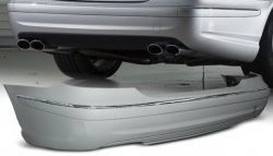 42 399 р. Задний бампер AMG Style Mercedes-Benz E-Class W211 рестайлинг седан (2006-2009) (Неокрашенный). Увеличить фотографию 1