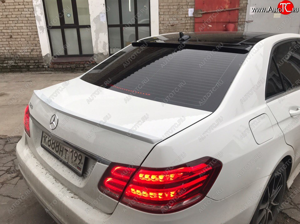 2 799 р. Козырек на заднее стекло АВТОКРАТ Mercedes-Benz E-Class W212 рестайлинг седан (2013-2017) (Неокрашенный)