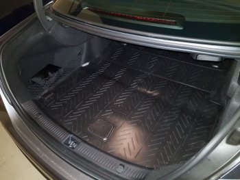 1 369 р. Коврик в багажник Aileron Mercedes-Benz E-Class W213 седан дорестайлинг (2016-2020). Увеличить фотографию 3