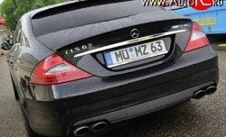 7 199 р. Козырёк на заднее стекло AMG Mercedes-Benz CLS class W219 (2004-2010) (Неокрашенный). Увеличить фотографию 1