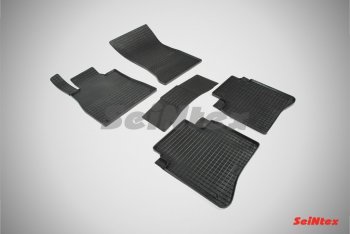 Износостойкие резиновые коврики в салон Сетка Seintex Mercedes-Benz (Мерседес-Бенс) S class (С)  W222 (2013-2017) W222 седан гибрид дорестайлинг