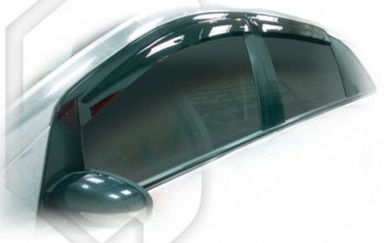 2 079 р. Дефлектора окон CA-Plastic  Mercedes-Benz B-Class  W245/T245 (2005-2011) (Classic полупрозрачный, Без хром.молдинга). Увеличить фотографию 1