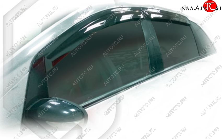 2 079 р. Дефлектора окон CA-Plastic  Mercedes-Benz B-Class  W245/T245 (2005-2011) (Classic полупрозрачный, Без хром.молдинга)
