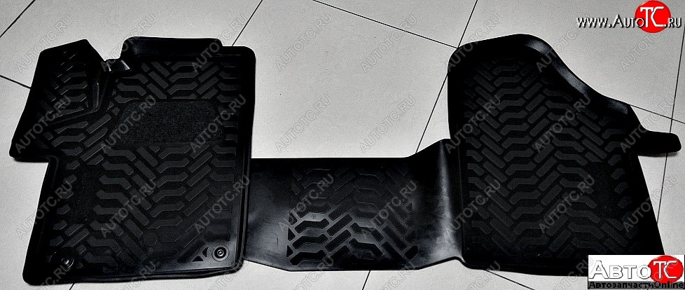 2 499 р. Коврики (передние) салона Aileron (3D, SOFT)  Mercedes-Benz Vito  W447 (2015-2024)