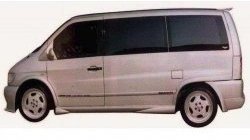 6 249 р. Пороги накладки CT Mercedes-Benz Vito W638 (1996-2003) (Неокрашенные). Увеличить фотографию 1