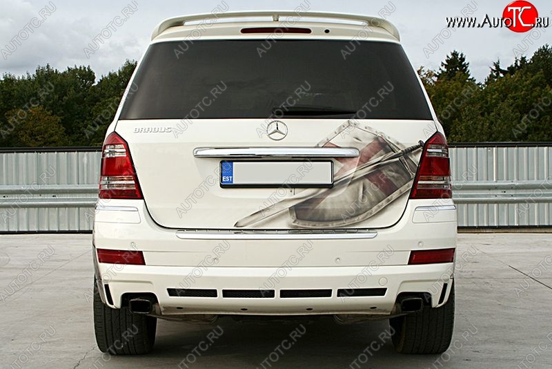 15 349 р. Накладка на задний бампер BRABUS ON ROAD  Mercedes-Benz GL class  X164 (2006-2009) (Неокрашенная)