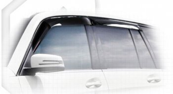 Дефлектора окон CA-Plastiс Mercedes-Benz (Мерседес-Бенс) GLK class (ГЛК)  X204 (2008-2012) X204 дорестайлинг  (Classic полупрозрачный)
