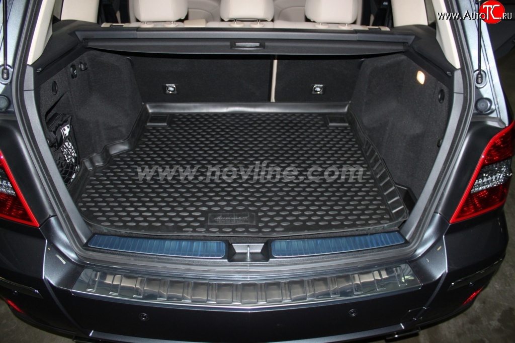 2 799 р. Коврик в багажник Element (полиуретан, с вырезом под ручку)  Mercedes-Benz GLK class  X204 (2008-2015)