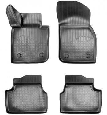1 699 р. Коврики салонные Noplast (3D)  Mini Hatch  F55 (2014-2024) (Черные). Увеличить фотографию 1