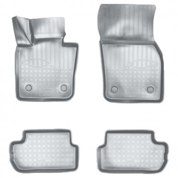 2 199 р. Коврики салонные Noplast (3D)  Mini Hatch  F56 (2013-2024) (Серые). Увеличить фотографию 1