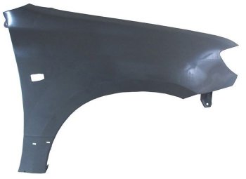 7 699 р. Переднее правое крыло SAT (пр-во Тайвань) Mitsubishi Outlander CU (2003-2009) (Неокрашенное). Увеличить фотографию 1