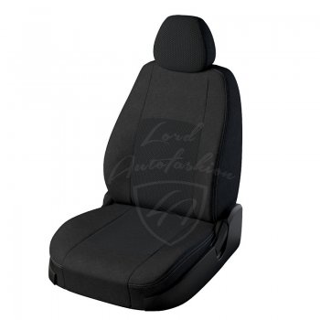 5 199 р. Чехлы для сидений Lord Autofashion Турин (жаккард)  Mitsubishi ASX (2010-2016) (Черный, вставка Эльбрус). Увеличить фотографию 1
