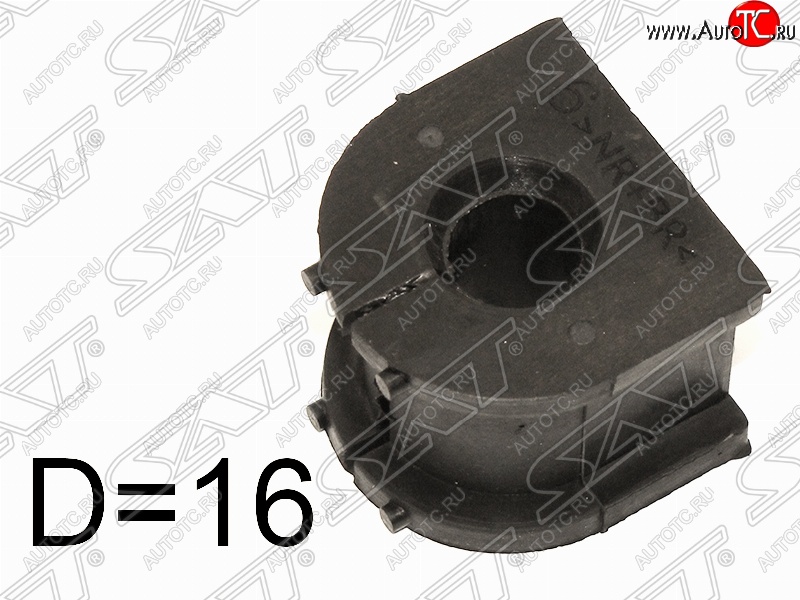 132 р. Резиновая втулка заднего стабилизатора (D=16) SAT Mitsubishi Outlander GF дорестайлинг (2012-2014)