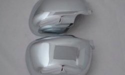 4 199 р. Накладки на зеркала СТ Mitsubishi ASX дорестайлинг (2010-2012) (Неокрашенные). Увеличить фотографию 4