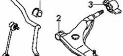 929 р. Полиуретановый сайлентблок нижнего рычага передней подвески (задний) Точка Опоры  Mitsubishi Carisma - Lancer  7. Увеличить фотографию 2