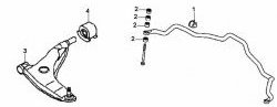 349 р. Полиуретановая втулка стабилизатора передней подвески Точка Опоры (18 мм) Mitsubishi Lancer 8 дорестайлинг седан (1995-1997). Увеличить фотографию 2