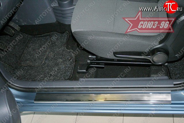 2 294 р. Накладки на внутренние пороги 3 дв. Souz-96  Mitsubishi Colt  Z20, Z30 хэтчбэк 3 дв. (2002-2009)