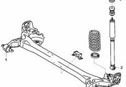 2 169 р. Полиуретановый сайлентблок балки задней подвески Точка Опоры  Mitsubishi Colt ( Z20, Z30 хэтчбэк 3 дв.,  Z30) (2002-2009). Увеличить фотографию 2