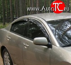 999 р. Комплект дефлекторов окон (ветровиков) 4 шт. (седан) Russtal  Mitsubishi Galant (2004-2012)