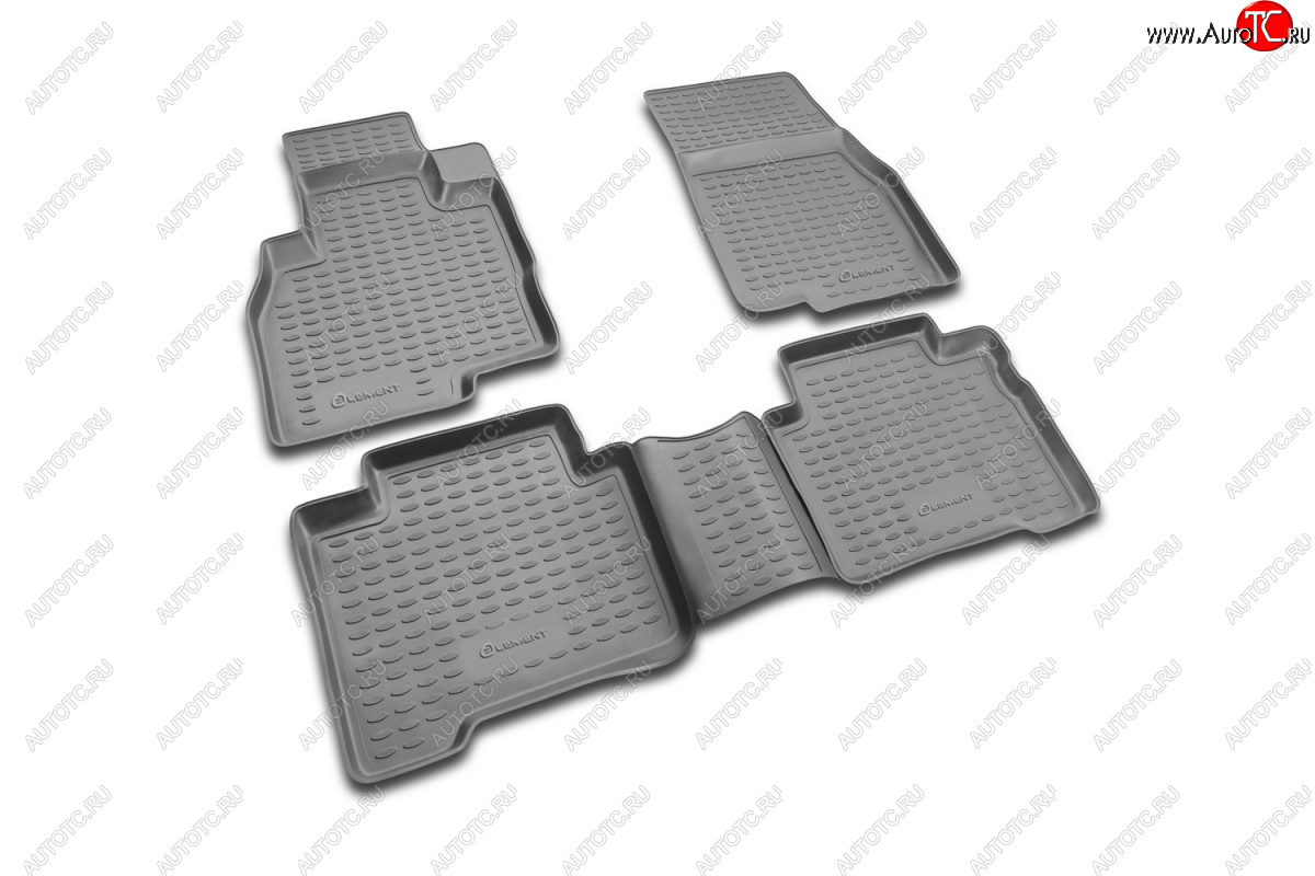 2 559 р. Комплект ковриков салона Element (полиуретан)  Mitsubishi Grandis (2003-2009) (Черные)