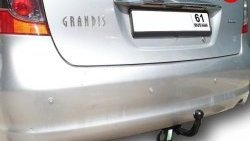 7 349 р. Фаркоп Лидер Плюс  Mitsubishi Grandis (2003-2009) (Без электропакета). Увеличить фотографию 1