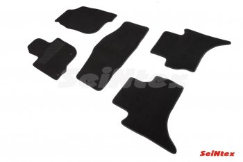 2 699 р. Комплект ворсовых ковриков в салон Seintex  Mitsubishi L200  5 KK,KL (2015-2019). Увеличить фотографию 1