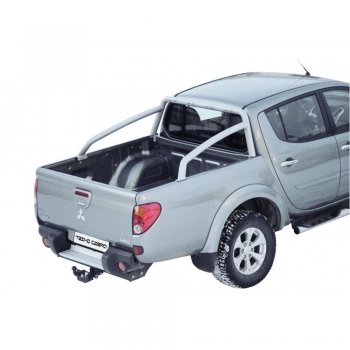 Защитная дуга багажника ТехноСфера (Техно Сфера) (удлиненная, Сталь с покрытием, d63.5 mm) Mitsubishi L200 4  дорестайлинг (2006-2014)