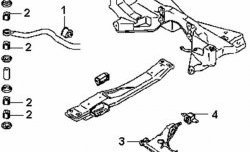 389 р. Полиуретановая втулка стабилизатора передней подвески Точка Опоры (22 мм) Mitsubishi Lancer 7 седан (1991-1995). Увеличить фотографию 2