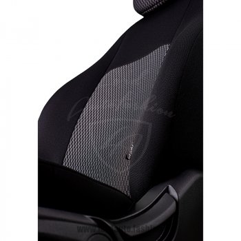 6 649 р. Чехлы для сидений Lord Autofashion Дублин (жаккард)  Mitsubishi Lancer  9 (2003-2009) (Черный, вставка Прямоугольник черный). Увеличить фотографию 4