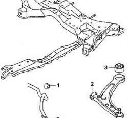 1 139 р. Полиуретановый сайлентблок нижнего рычага передней подвески (задний) Точка Опоры  Mitsubishi Lancer  9 - Lancer Evolution  CT9A. Увеличить фотографию 2