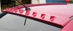 2 149 р. Козырёк на заднее стекло EVO 9 зубьев Mitsubishi Lancer 10 седан дорестайлинг (2007-2010) (Неокрашенный). Увеличить фотографию 1